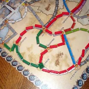 First 英文卡牌桌游车票之旅Ticket Ride games Journey board