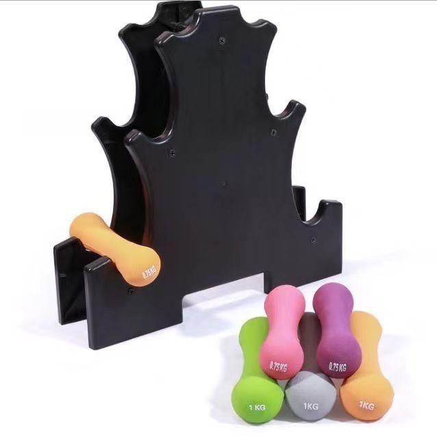 哑铃架子家用环保小支架三层