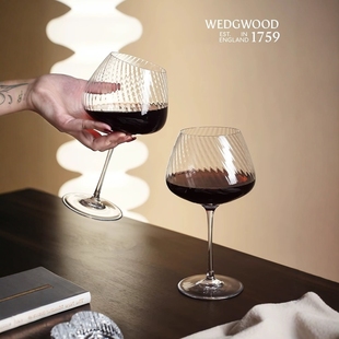 WEDGWOOD王薇薇幸福旋涡水晶红酒杯高脚杯轻奢高档葡萄酒杯结婚