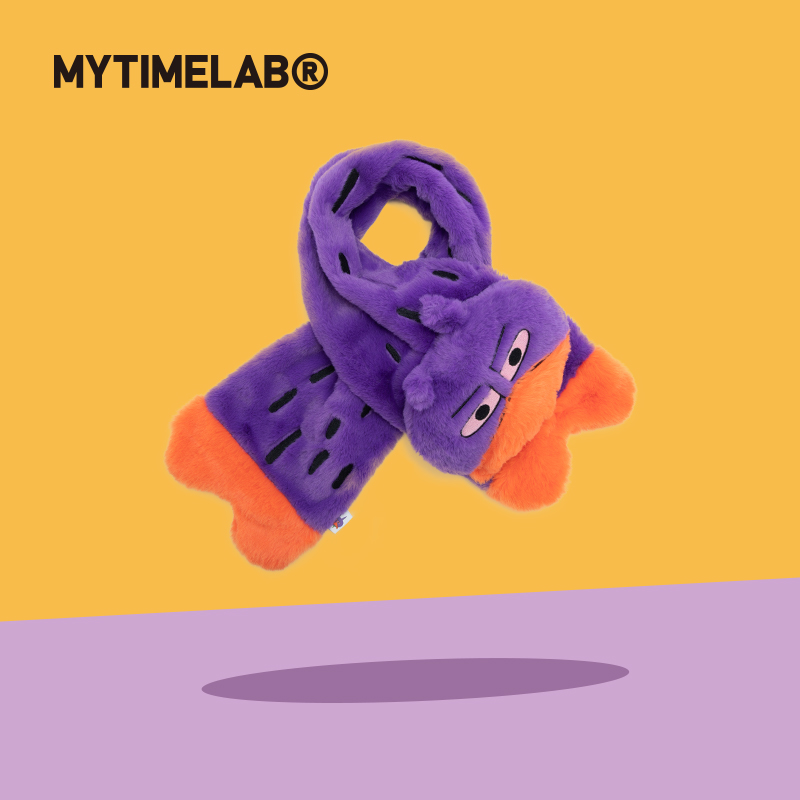 【特惠】MYTIMELAB摩太潮玩POWER围巾保暖卡通动物男女秋冬厚围脖
