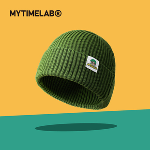 MYTIMELAB摩太潮玩Monita纯色针织帽毛线帽秋冬季保暖简约男女