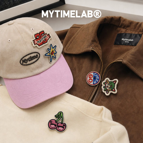 MYTIMELAB摩太潮玩MONITA潮玩绣趣刺绣别针包挂件配饰DIY可爱贴布