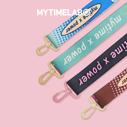 MYTIMELAB摩太潮玩PD趣味显眼包背带包带粉狗可爱休闲可替换织带