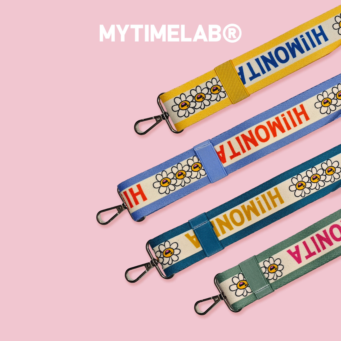 MYTIMELAB摩太潮玩MONITA幸运花背带包带替换多色织带配件多巴胺