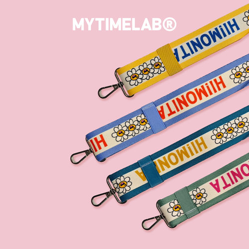 MYTIMELAB摩太潮玩MONITA幸运花背带包带替换多色织带配件多巴胺
