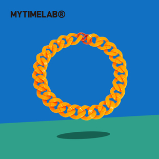 MYTIMELAB摩太潮玩多巴胺链条书包挂件背带时尚配饰包包链亚克力