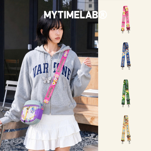 MYTIMELAB摩太潮玩MT缤纷园游会背带彩色包带金属扣织带可替换