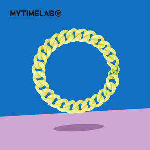 MYTIMELAB摩太潮玩多巴胺链条书包挂件背带时尚配饰包包链亚克力