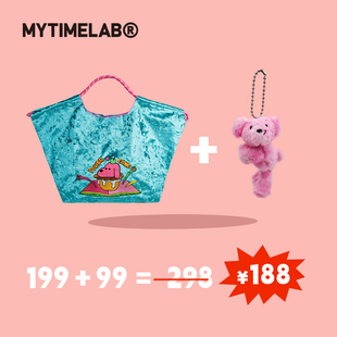 MYTIMELAB摩太潮玩闪耀单肩刺绣包上班通勤秋冬新年送女友礼物