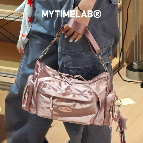MYTIMELAB摩太潮玩ZOE流光腋下包多功能拉链单肩甜酷丝绸女包