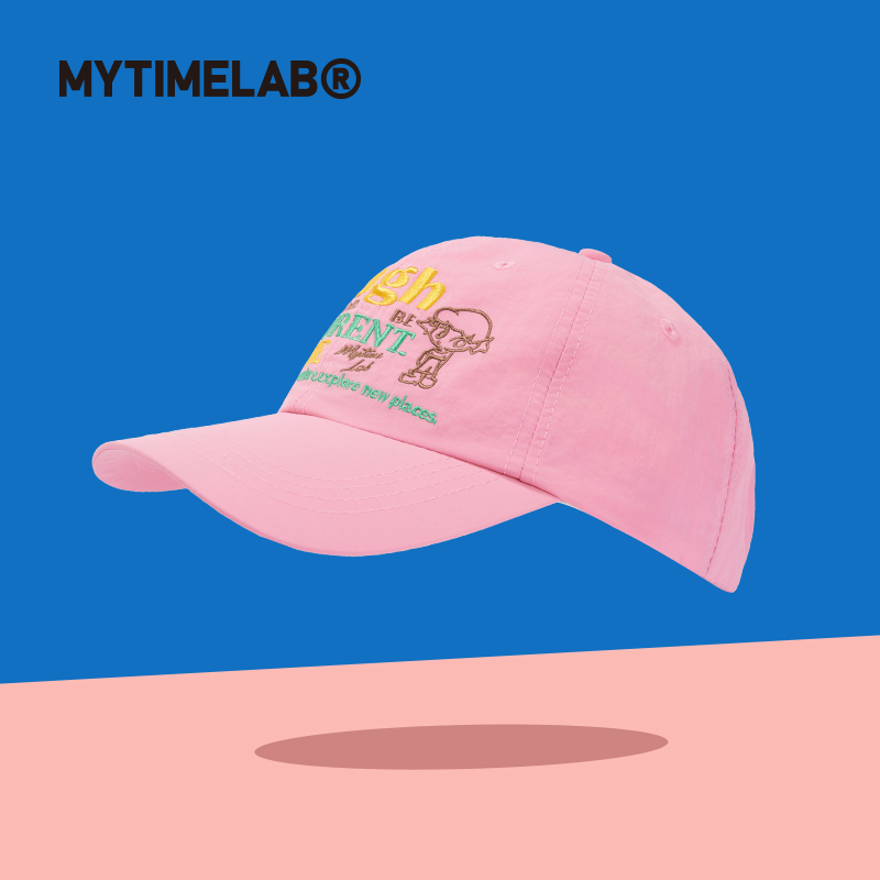 MYTIMELAB摩太潮玩Monita地球探秘棒球帽刺绣字母纯色鸭舌帽运动