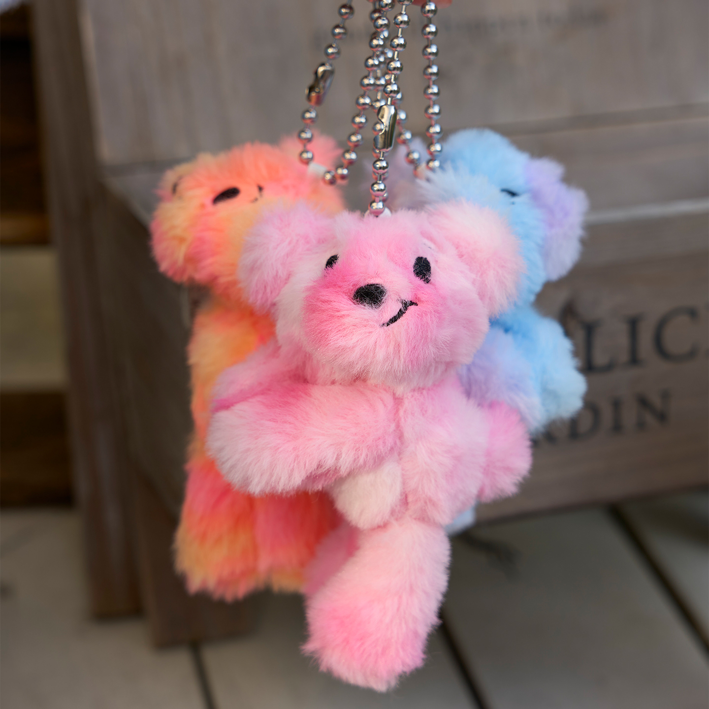 MYTIMELAB摩太潮玩MT歪熊抱抱挂件钥匙扣包包挂饰毛绒公仔摆件