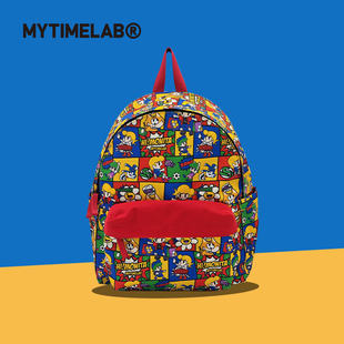 MYTIMELAB摩太潮玩MONITA波普漫画双肩包卡通学生书包大号耐磨