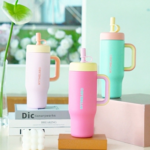 MYTIMELAB摩太潮玩ZOE耐撕兔抱抱杯水杯磨砂高级感保温杯吸吸杯