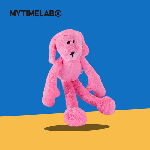 MYTIMELAB摩太潮玩Power抱抱玩偶粉狗毛绒公仔摆件45CM女生礼物
