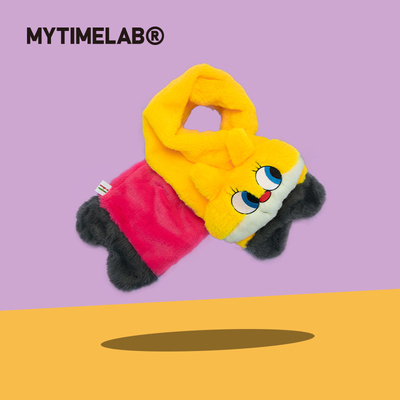 【特惠】MYTIMELAB摩太潮玩大号围巾保暖卡通动物男女秋冬厚围脖