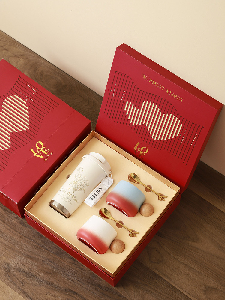 送闺蜜实用的高级感生日礼物实用女生男生毕业礼品有意义的咖啡杯