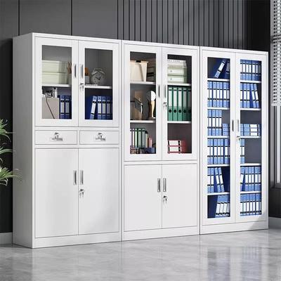 加厚办公室文件柜铁皮档案资料凭证柜员工更衣柜带锁矮柜储物柜子