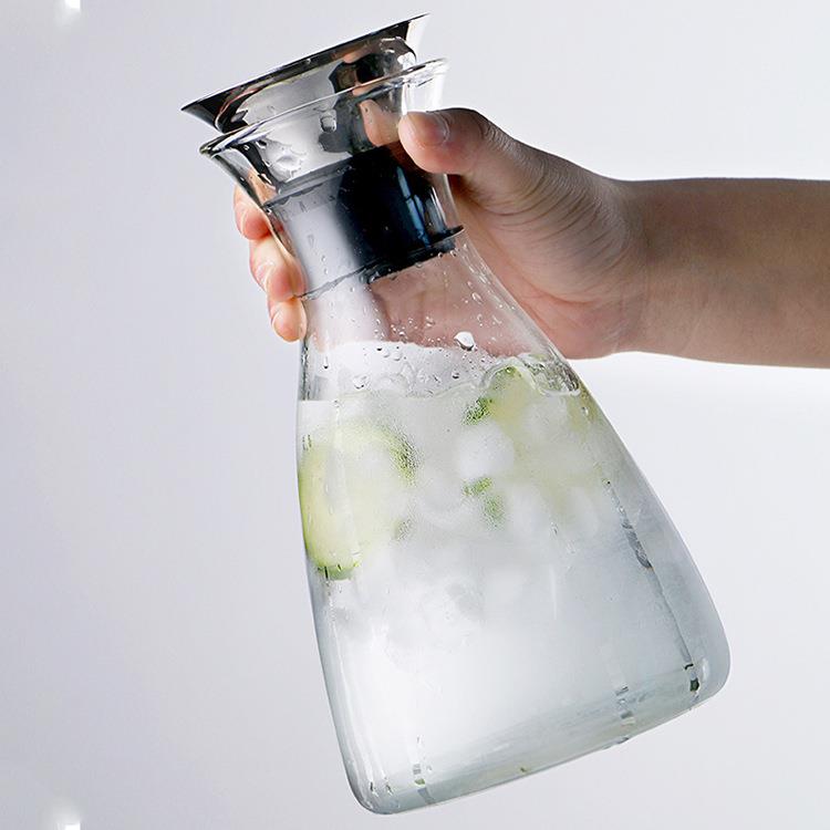 简约耐高温高硼硅冷饮凉水壶冷水壶大容量冰水壶泡茶扎壶饮水壶