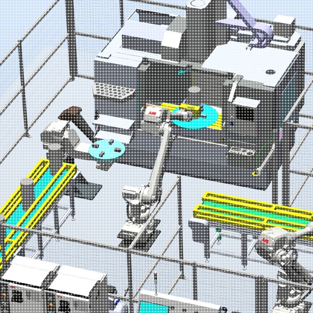ABB仿真robotstudio机器人,ABB机器人分拣、搬运、喷漆工作站