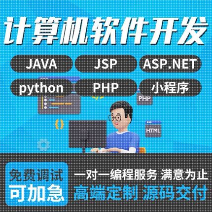 计算机程序JAVA软件安卓APP定制C#系统开发PHP网站python编程设计