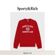 甄选85折 Sporty&Rich Preppy系列男女同款 休闲运动长袖 圆领卫衣