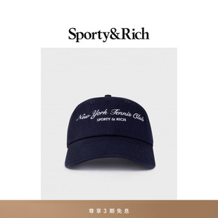 休闲百搭棒球帽鸭舌帽 Sports系列男女同款 Sporty&Rich British