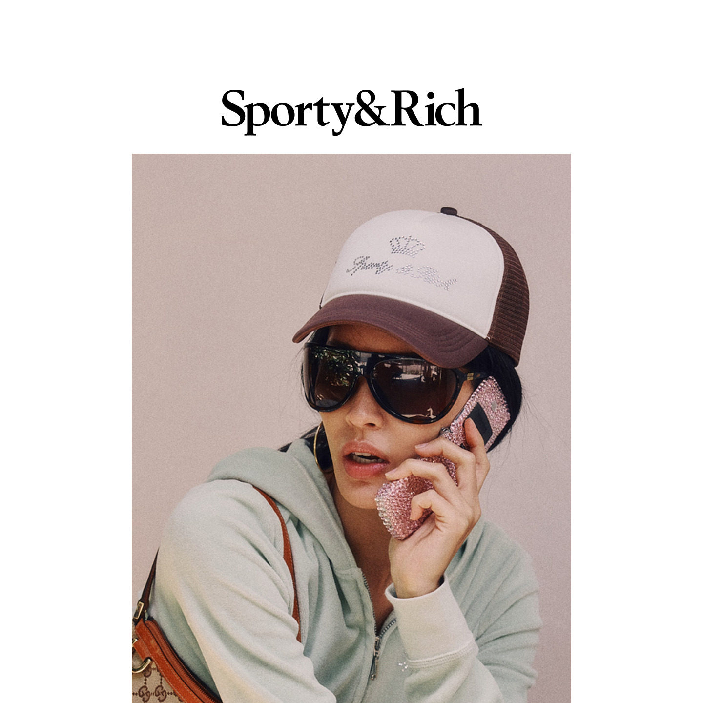 [春夏新品]Sporty&Rich 联名系列男女同款清爽活力棒球帽卡车帽