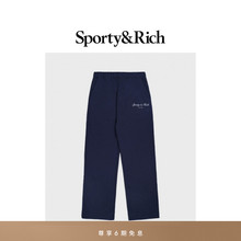 [秋冬新品]Sporty&Rich Outdoor系列男女同款休闲宽松阔腿长裤