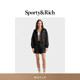 套装 Sporty&Rich 甄选85折 Sports系列女士连帽廓形夹克外套短裤