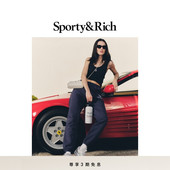 棉质修身 Sporty&Rich Tennis系列女士SHRWC经典 内搭百搭吊带背心