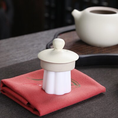 白瓷盖置紫砂茶壶盖碗盖配件陶瓷羊脂玉壶盖N托茶具垫零配茶盘摆