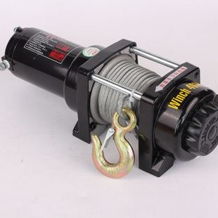 电动绞盘12V24V越野车自救汽车绞盘电动葫芦车载小吊机伏卷扬机