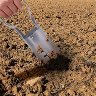 园林移苗器五金农作播种工具移栽小苗播种套装不锈钢种菜种花工具