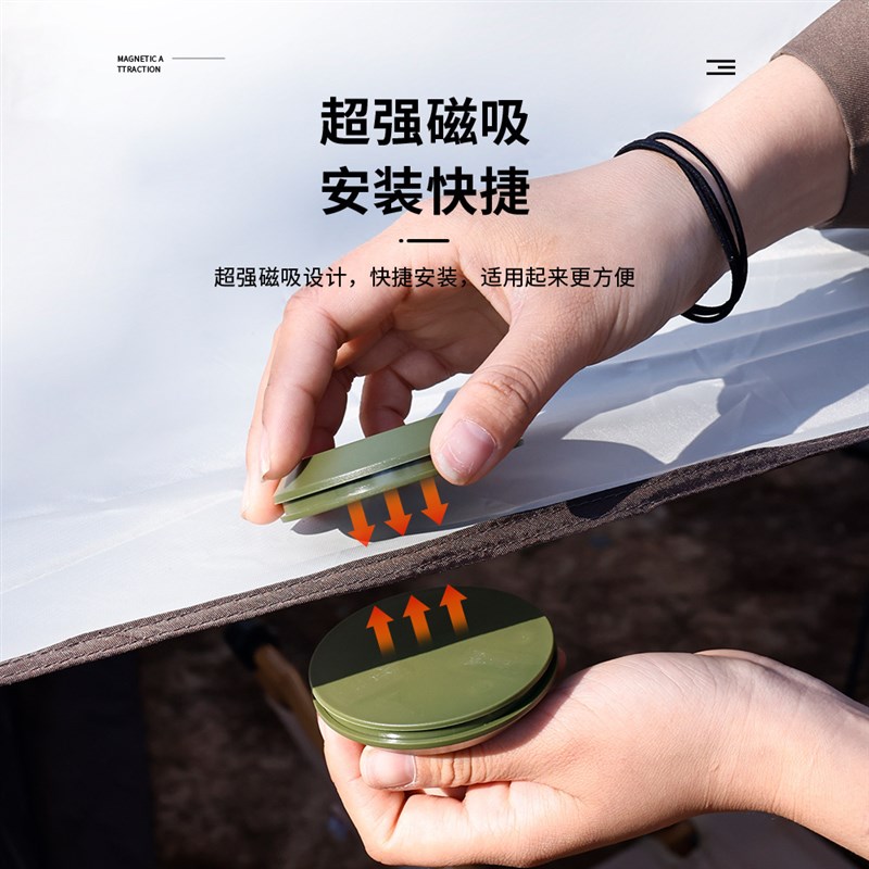 ESLNF/义斯莱诺户外野营灯磁吸挂钩便携帐篷天幕露营灯强磁固