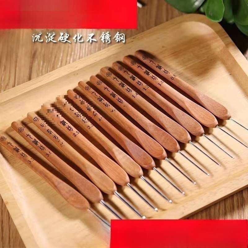 七针坊枣木柄三代钩针手工编织工具毛线不锈钢,农机/农具/农膜,割灌机/割草机/油锯,淘宝优惠券,粉丝福利购,淘宝优惠卷