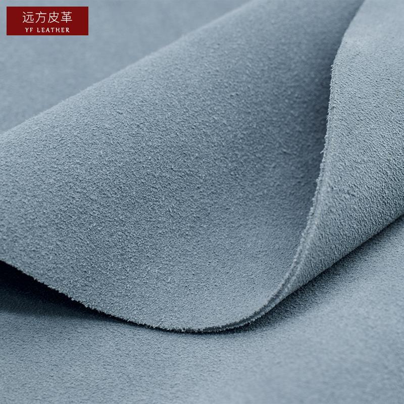 新疆包邮DIY手工真皮翻毛皮磨砂皮二层牛皮皮革皮料鞋包内里用料