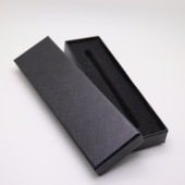 工厂笔盒钢笔收纳包装 开凹槽签字笔礼品盒子烫金 海绵EVA