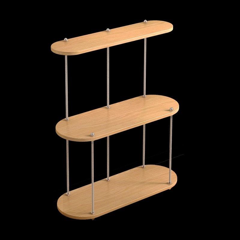 花架202d5新款阳台落地式置物架可移动花架子客厅实木多层一体靠