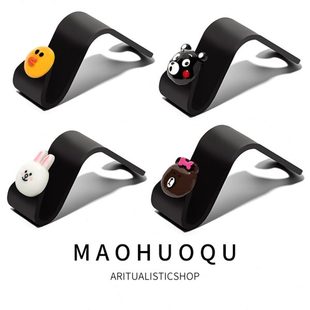 车内可爱漂亮女生用品 汽车座椅卡通挂钩多功能置物钩后排可挂式
