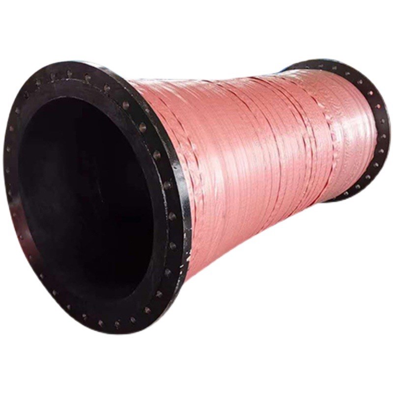 高压低压双层法兰 输油排水 耐磨钢丝编织大口径输水胶管定制