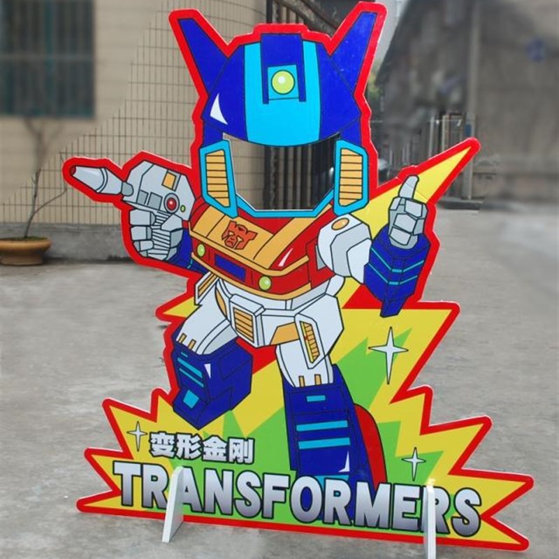 定做异形KT板立牌展架KT板制作婚礼活动人形立牌定制 拍照泡沫板