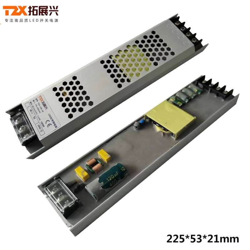 供3年保质38V150W工业洗墙灯发光字led广告标识恒压超薄灯箱电源