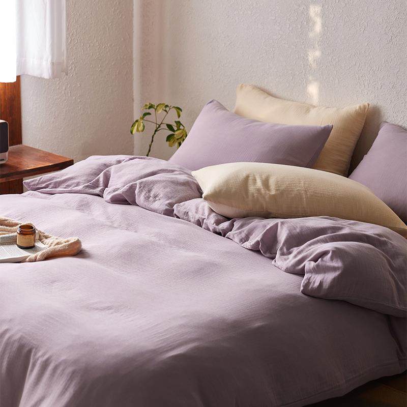 A类母婴级全棉双层皱皱纱床上四件套纯棉1.8m床单床笠式被套床品,机械设备,其他机械设备,淘宝优惠券,粉丝福利购,淘宝优惠卷