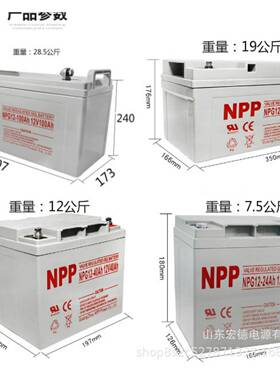 SZAPC蓄电池NP12-17AH12V20AH12V24AH免维护储能铅酸蓄电池其他