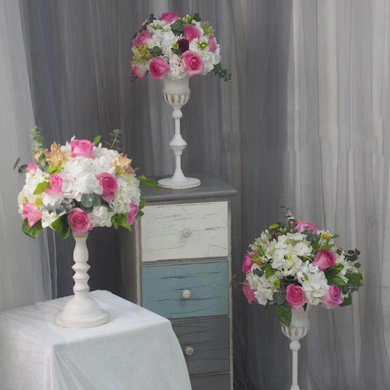 复古花瓶个性鲜花插花瓶子金属高脚婚宴婚庆宴会花器做旧,机械设备,其他机械设备,淘宝优惠券,粉丝福利购,淘宝优惠卷