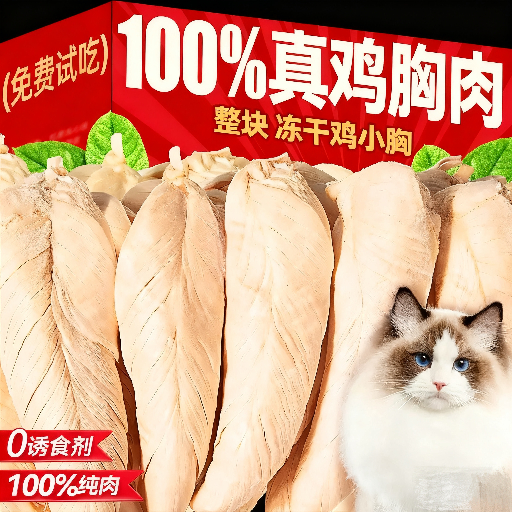 100%真鸡胸肉冻干【央妈力荐】