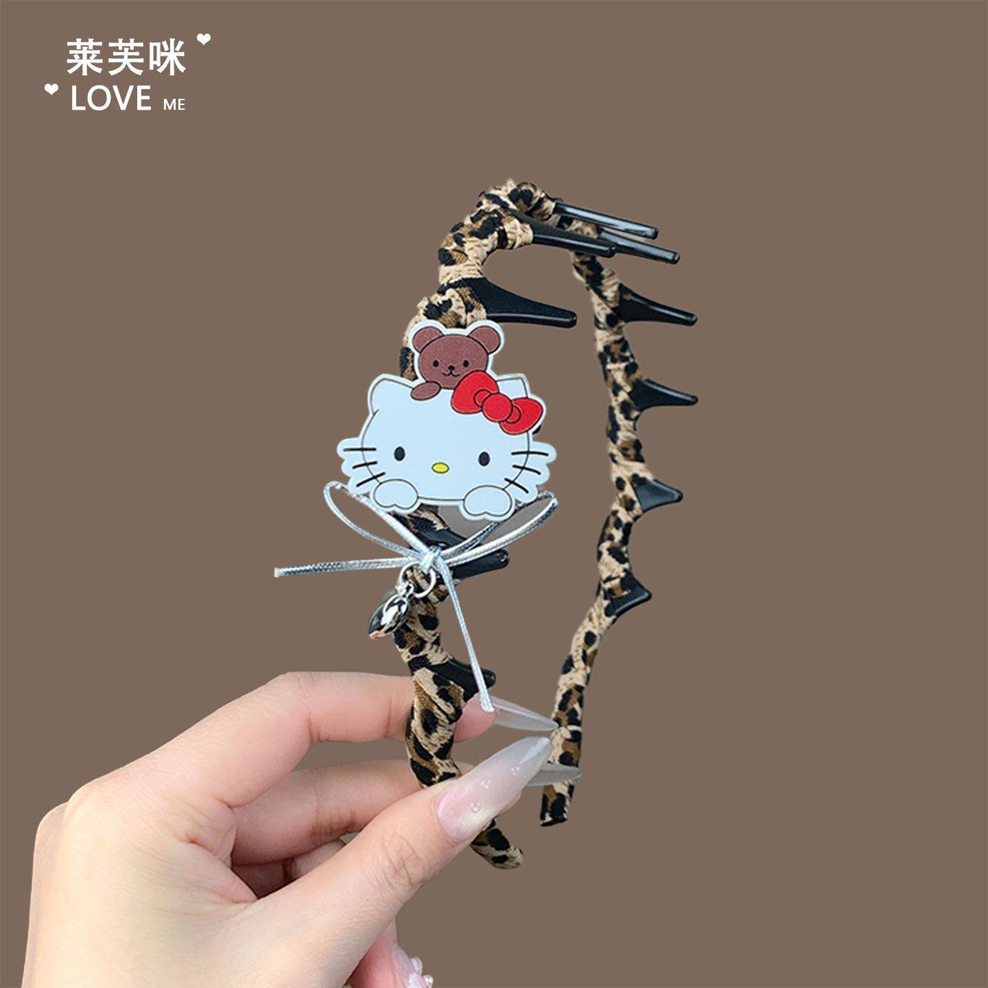韩系KT猫蝴蝶结发箍 带齿防滑高级感 甜美洗脸可用仙女款百搭网红,饰品/流行首饰/时尚饰品新,发饰,淘宝优惠券,粉丝福利购,淘宝优惠卷