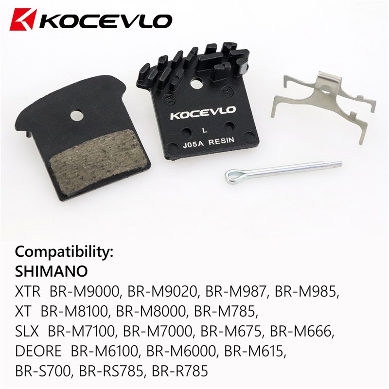 Kocevlo J05A树脂散热来令片 刹车片油碟刹车块适用XT/SLX/XTR