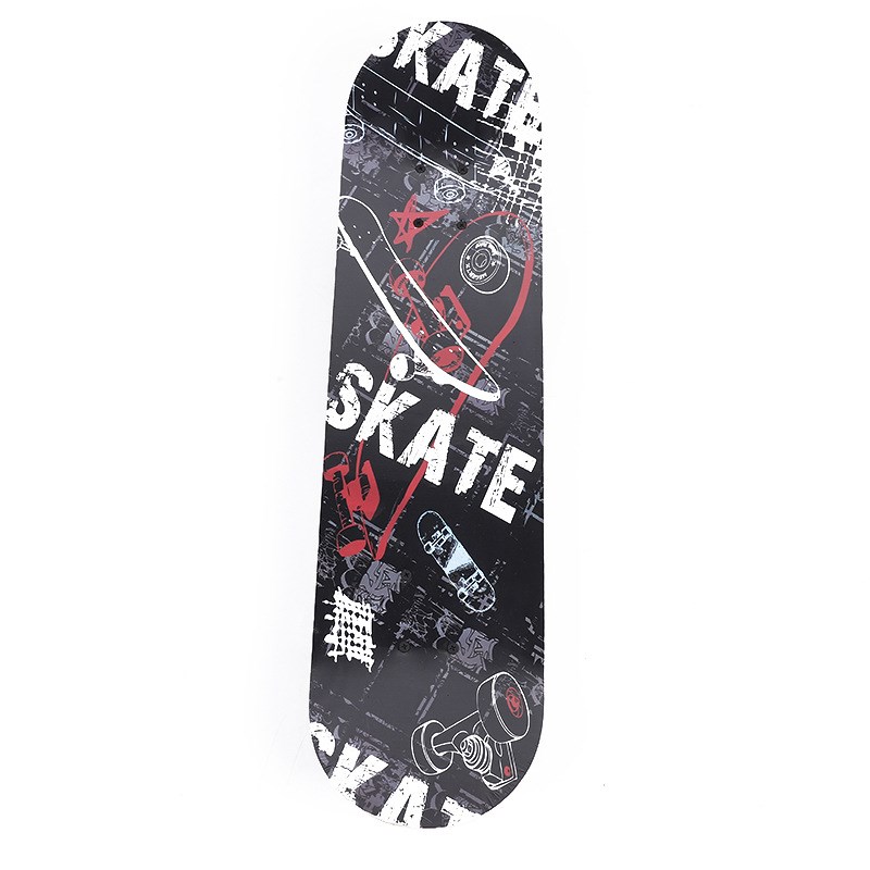 新款滑板初学双面蜘蛛耐滑枫木双翘入门级四轮儿童方便学习四轮车